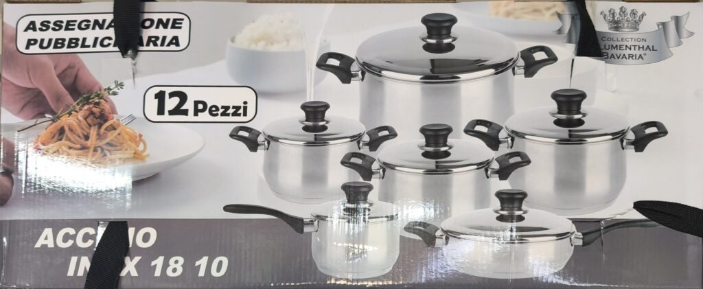 Batteria Pentole 12 pz